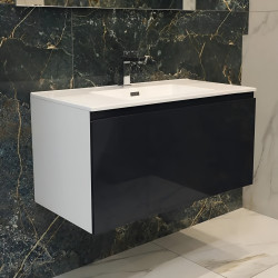 Dulap sub lavoar Bayro Formal 800 (Anthracite) Thumb