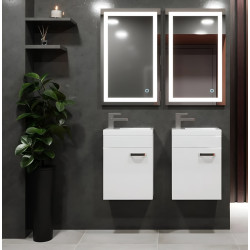 Dulap sub lavoar Bayro Larra 400 (White) Thumb