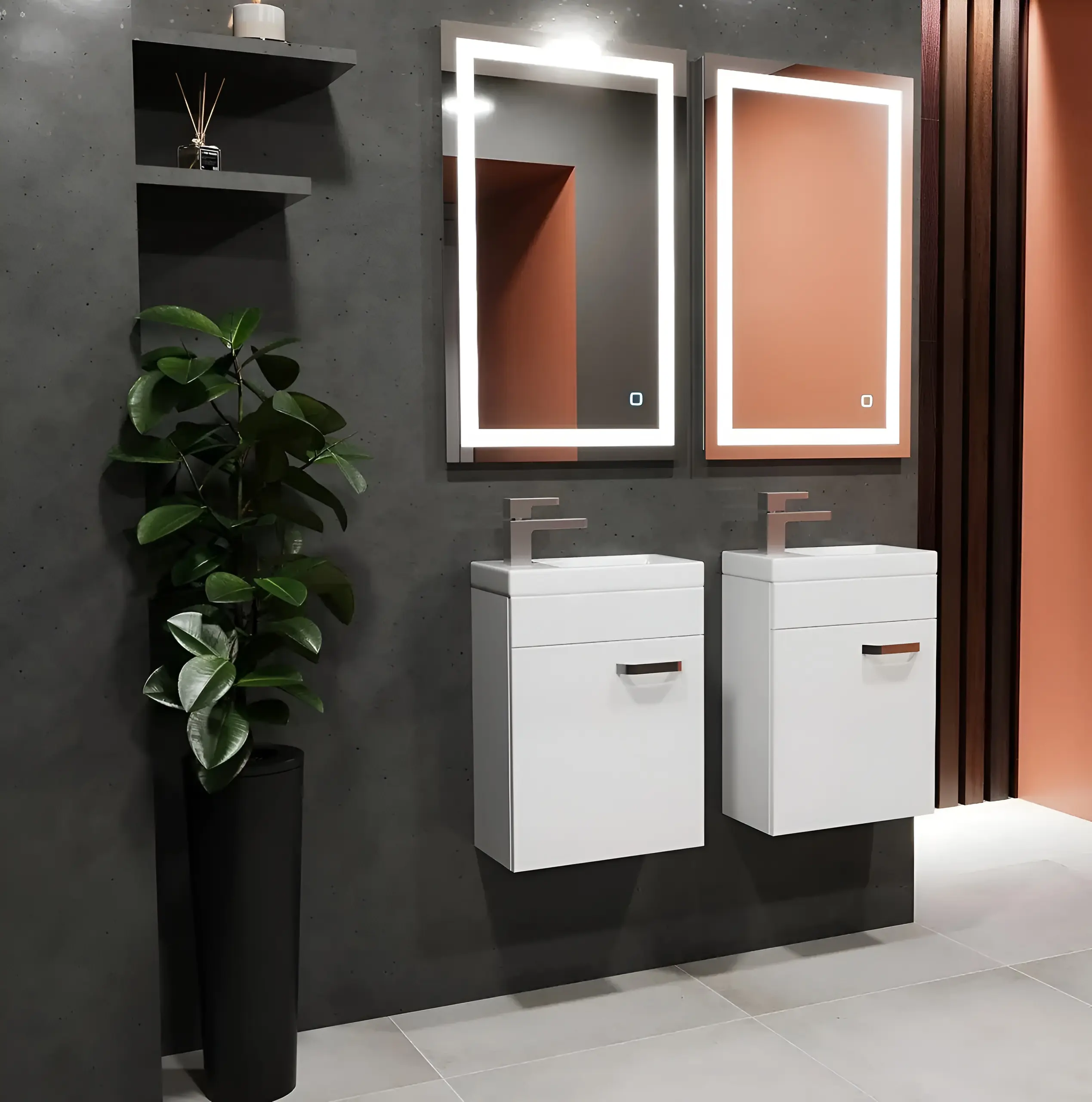 Dulap sub lavoar Bayro Larra 450 (White)