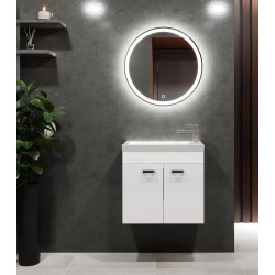 Dulap sub lavoar Bayro Larra 600 (White) Thumb