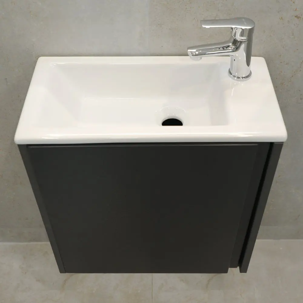 Dulap sub lavoar Bayro Mono 500 (Anthracite Matte)