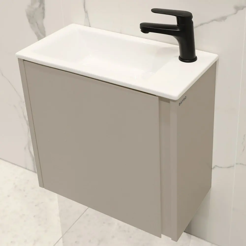 Dulap sub lavoar Bayro Mono 500 (Grey Stone)