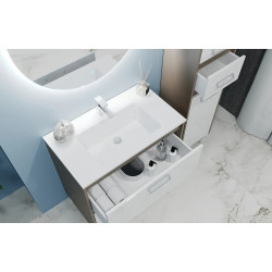 Dulap sub lavoar Bayro Montana 1000 (Gray Stone) Thumb