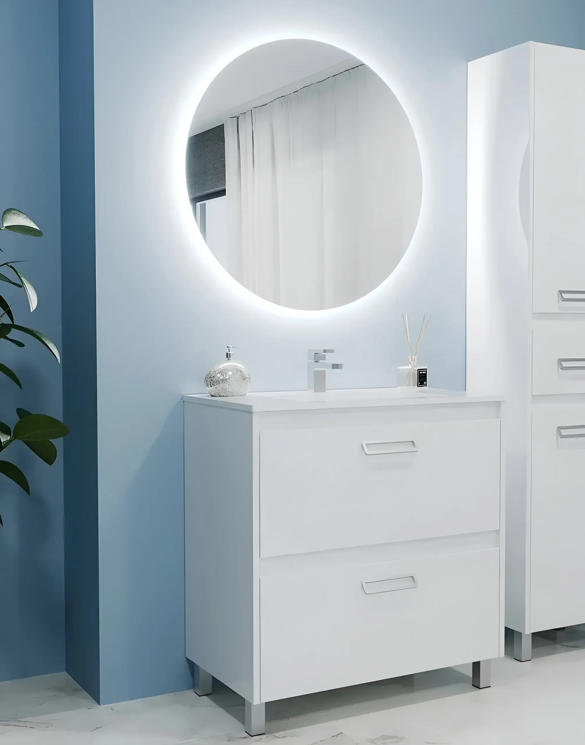 Dulap sub lavoar Bayro Montana 1000 (White)