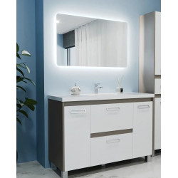 Dulap sub lavoar Bayro Montana 1200 (Gray Stone) Thumb