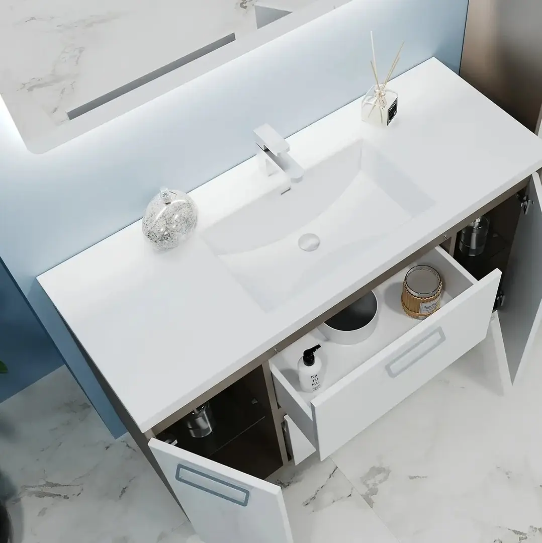 Dulap sub lavoar Bayro Montana 1200 (Gray Stone)