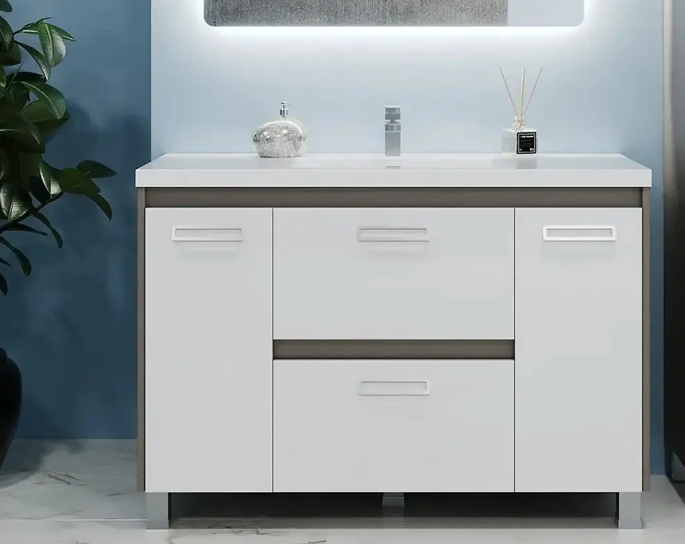 Dulap sub lavoar Bayro Montana 1200 (Gray Stone)