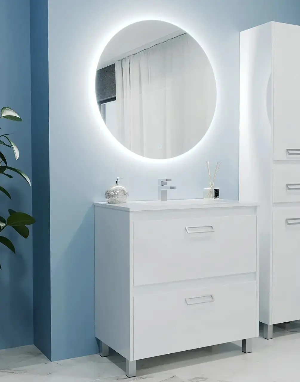 Dulap sub lavoar Bayro Montana 600 (White)