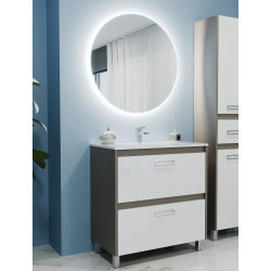 Dulap sub lavoar Bayro Montana 800 (Gray Stone) Thumb