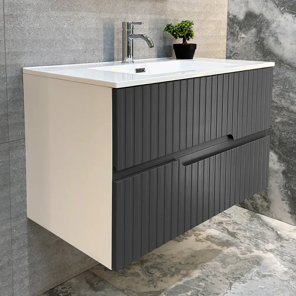 Dulap sub lavoar Bayro Santos 1000 (Anthracite)