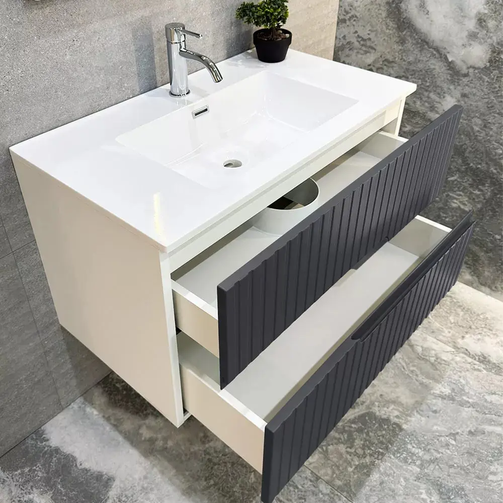 Dulap sub lavoar Bayro Santos 600 (Anthracite)