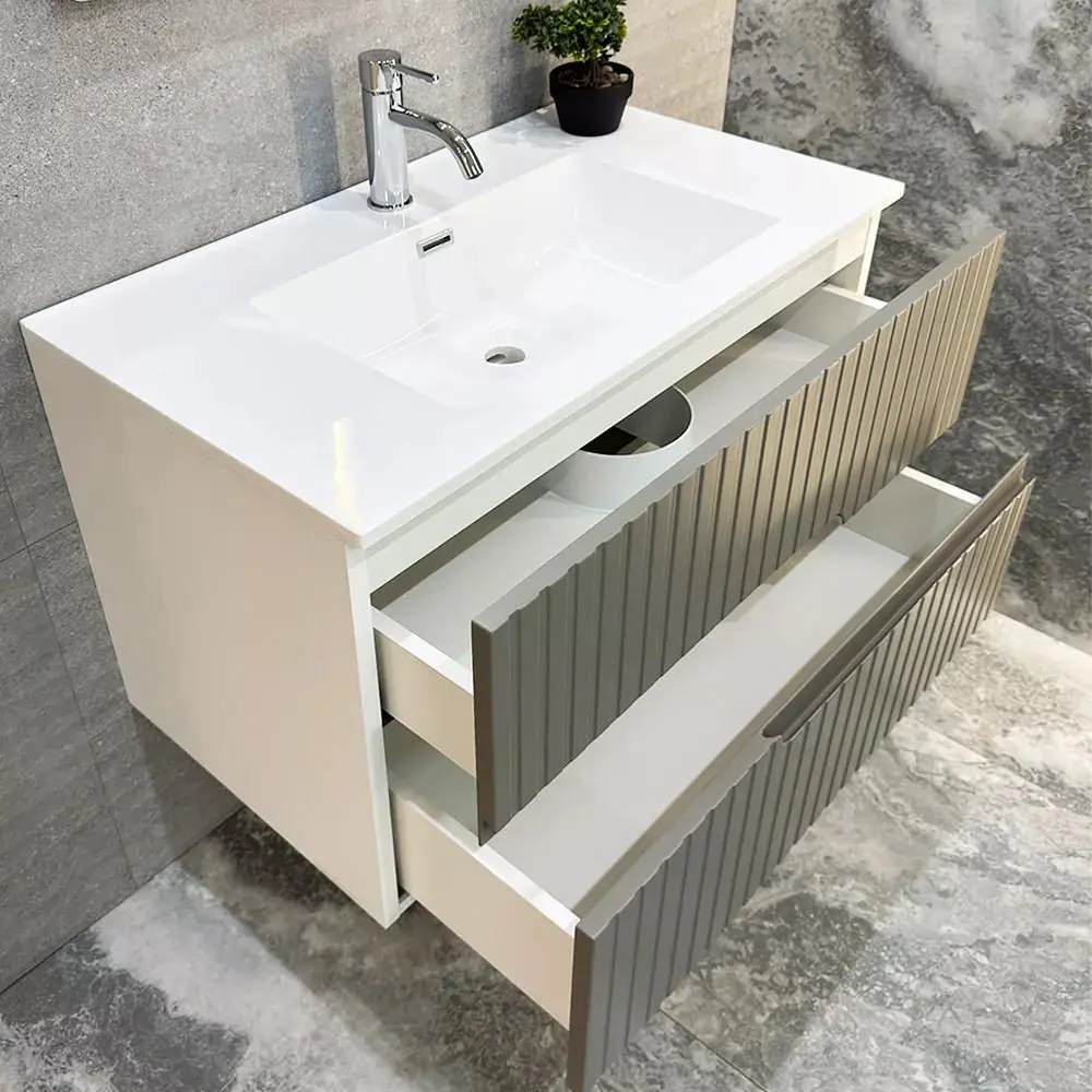 Dulap sub lavoar Bayro Santos 800 (Light Grey)