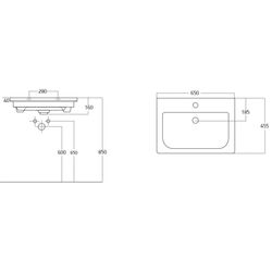 Dulap sub lavoar Bayro Sorento Soft 650 (White Matte) Thumb