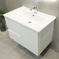 Dulap sub lavoar Bayro Sorento Soft 800 (White Matte) Thumb