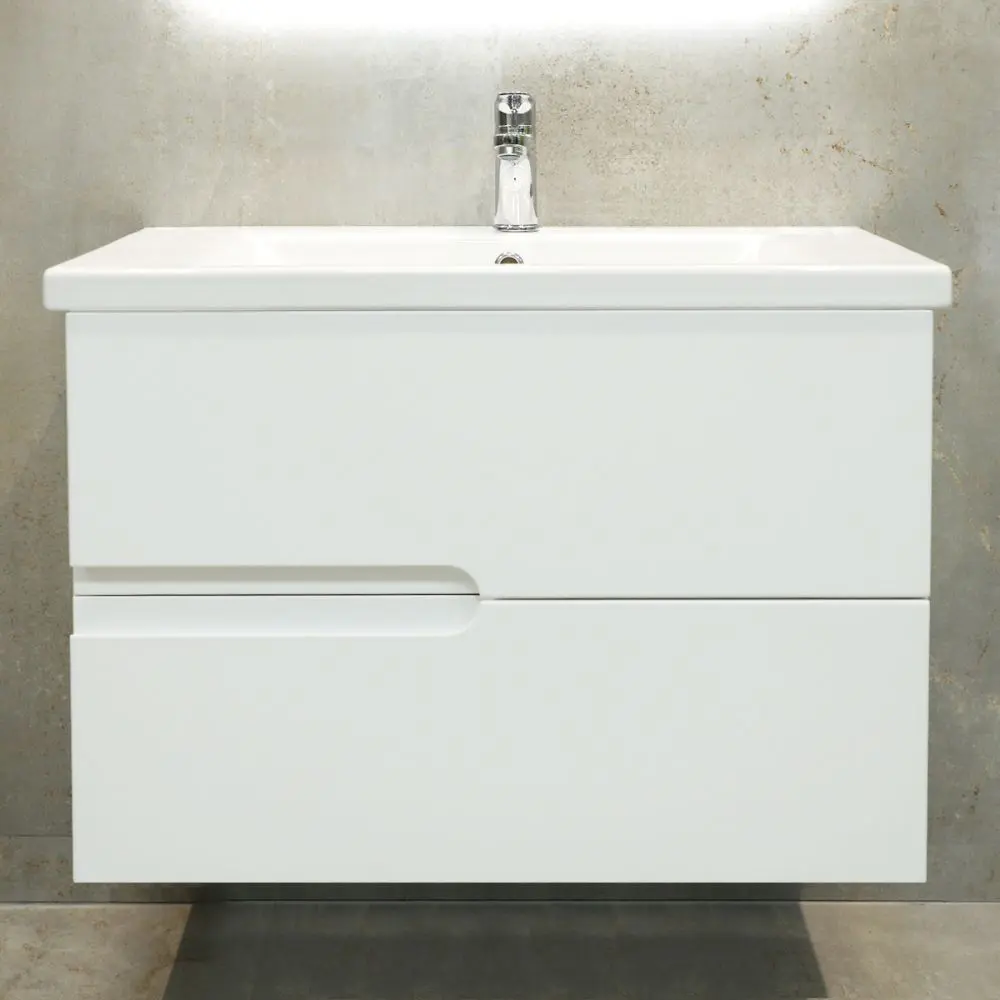 Dulap sub lavoar Bayro Sorento Soft 800 (White Matte)