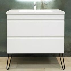 Dulap sub lavoar Bayro Studio 800 (White Matte)