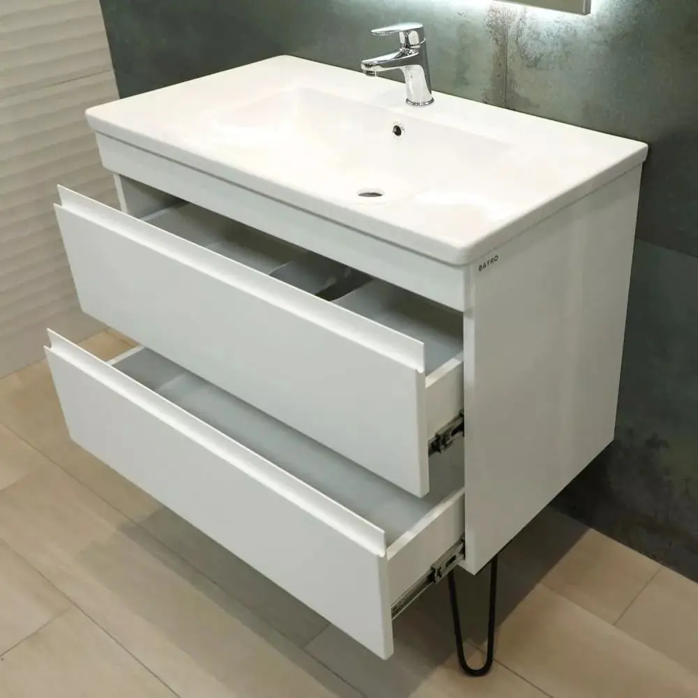 Dulap sub lavoar Bayro Studio 800 (White Matte)