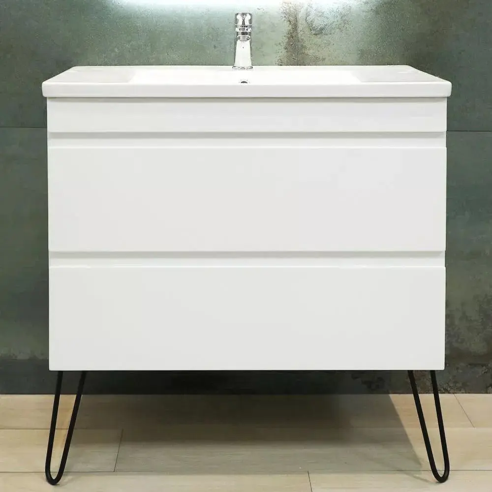 Dulap sub lavoar Bayro Studio 800 (White Matte)