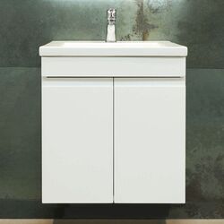 Dulap sub lavoar Bayro Studio Duo Argo 500 (White Matte)