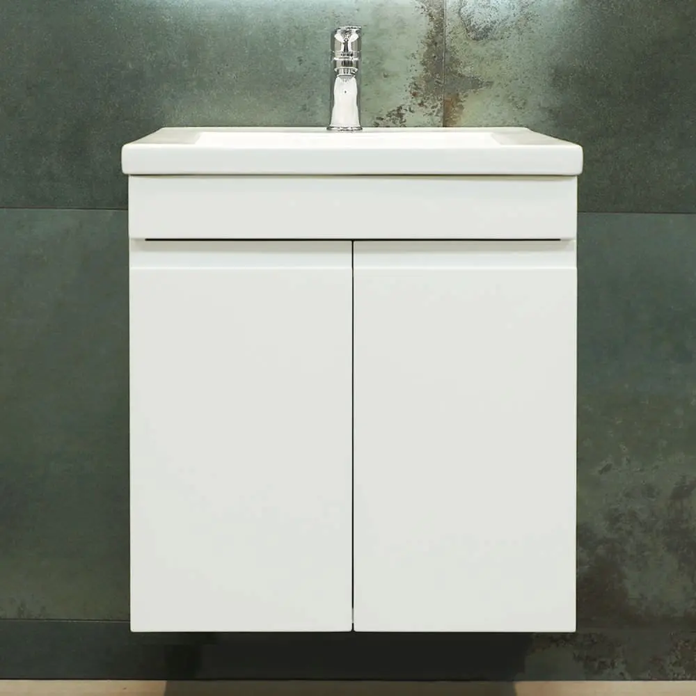 Dulap sub lavoar Bayro Studio Duo Argo 500 (White Matte)