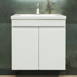 Dulap sub lavoar Bayro Studio Duo Argo 600 (White Matte)