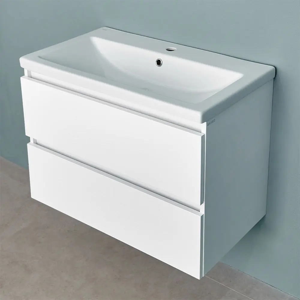 Dulap sub lavoar Bayro Trend Como 800 (White Matte)