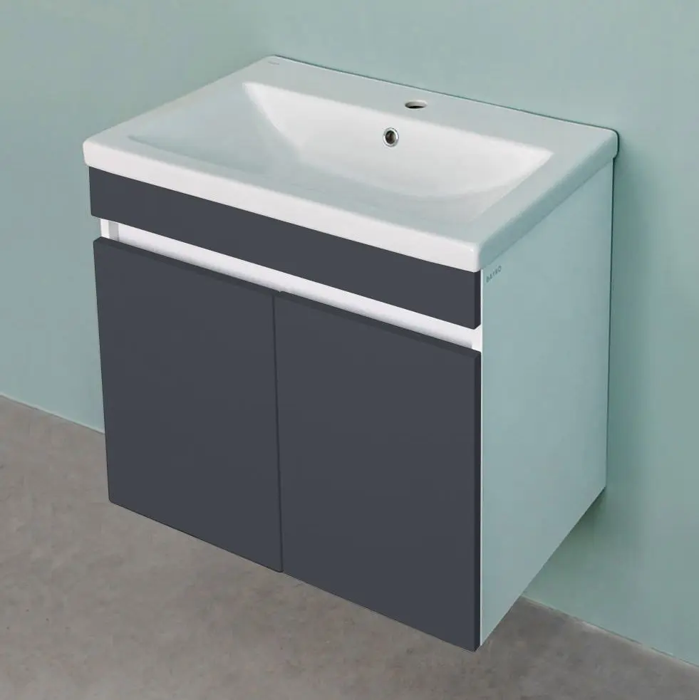 Шкаф под умывальник Bayro Trend Duo Como/Moduo 600 (Anthracite)