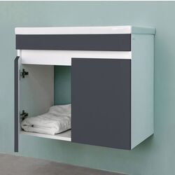 Шкаф под умывальник Bayro Trend Duo Como/Moduo 600 (Anthracite) Thumb