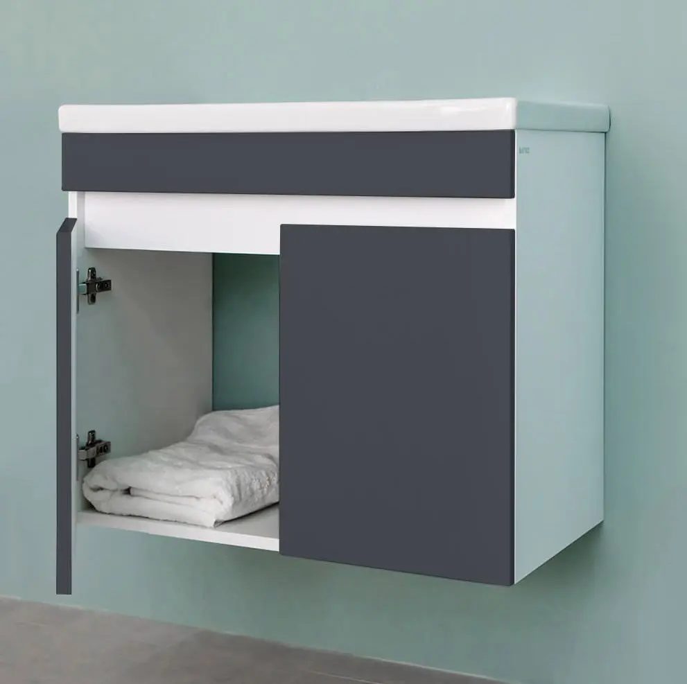 Шкаф под умывальник Bayro Trend Duo Como/Moduo 600 (Anthracite)
