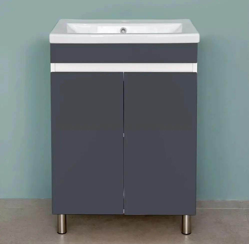 Dulap sub lavoar Bayro Trend Duo Como/Moduo 600 (Anthracite)