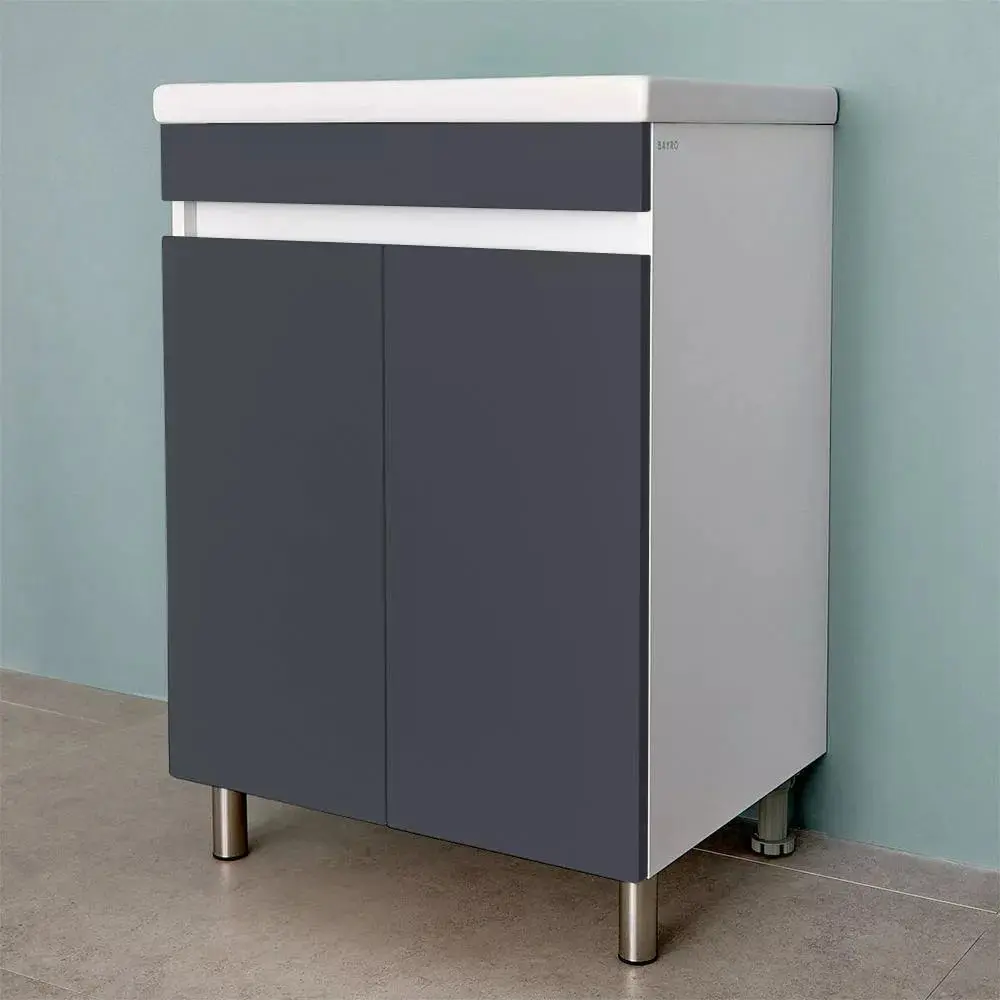 Dulap sub lavoar Bayro Trend Duo Como/Moduo 600 (Anthracite)
