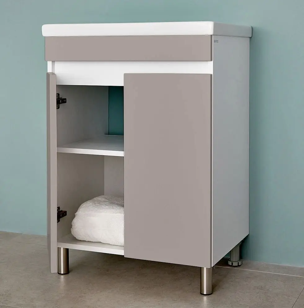 Dulap sub lavoar Bayro Trend Duo Como/Moduo 600 (Grey)