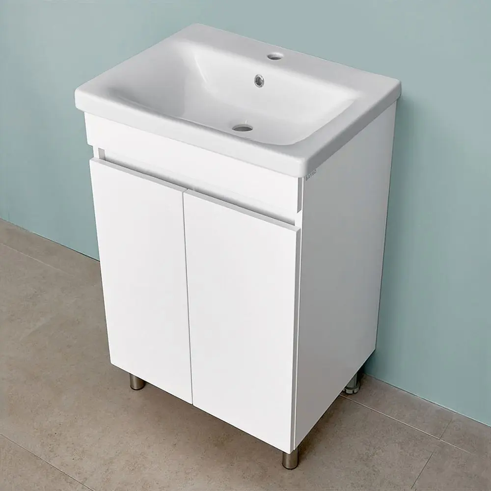 Dulap sub lavoar Bayro Trend Duo Soft 550 with legs (White)