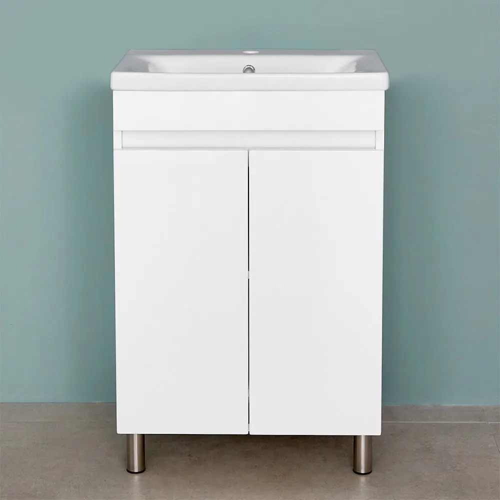 Dulap sub lavoar Bayro Trend Duo Soft 550 with legs (White)