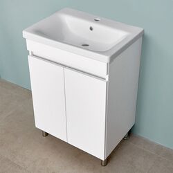 Шкаф под умывальник Bayro Trend Duo Soft 650 with legs (White) Thumb