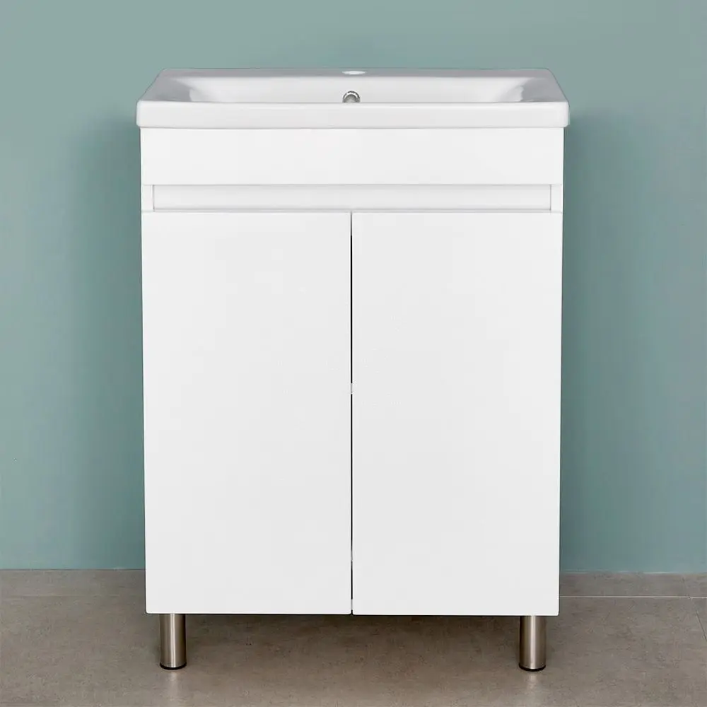 Шкаф под умывальник Bayro Trend Duo Soft 650 with legs (White)