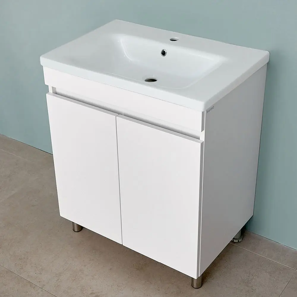 Dulap sub lavoar Bayro Trend Duo Soft 800 with legs (White)