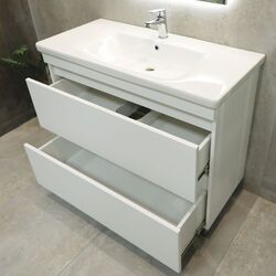 Dulap sub lavoar Bayro Trend Soft 1000 (White Matte) Thumb