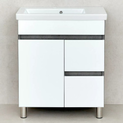 Dulap sub lavoar Bayro Urbano Pro 700 (White/Chicago Dark Concrete) Thumb