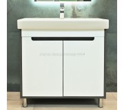 Dulap sub lavoar Bayro Venus Neon 800 (Chicago Dark Concrete/White)