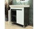 Dulap sub lavoar Bayro Venus Neon 800 (Chicago Dark Concrete/White)