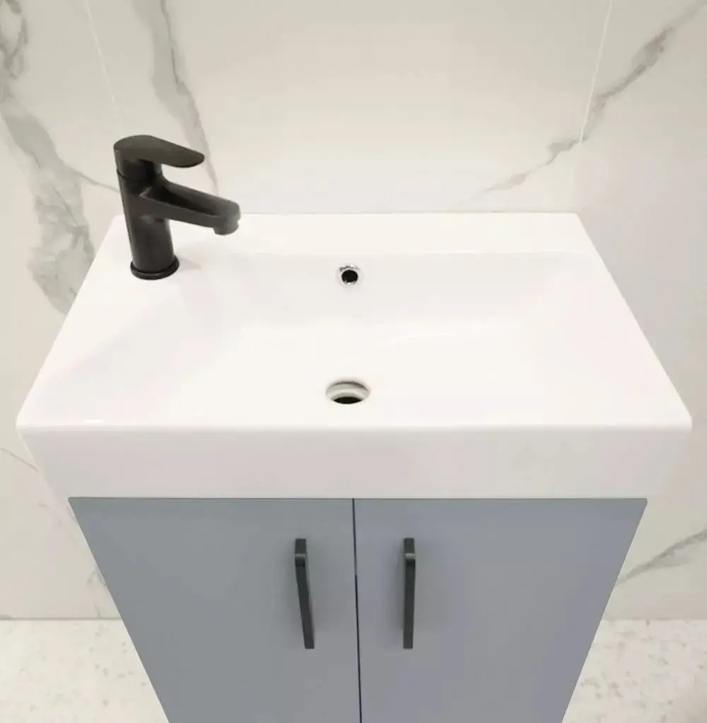 Dulap sub lavoar Bayro Vision 550 (Grey Matte)