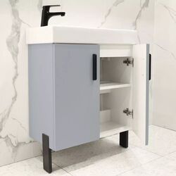 Dulap sub lavoar Bayro Vision 650 (Grey Matte) Thumb