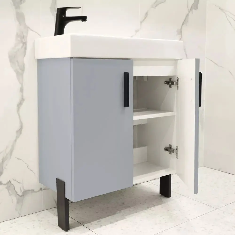 Dulap sub lavoar Bayro Vision 650 (Grey Matte)