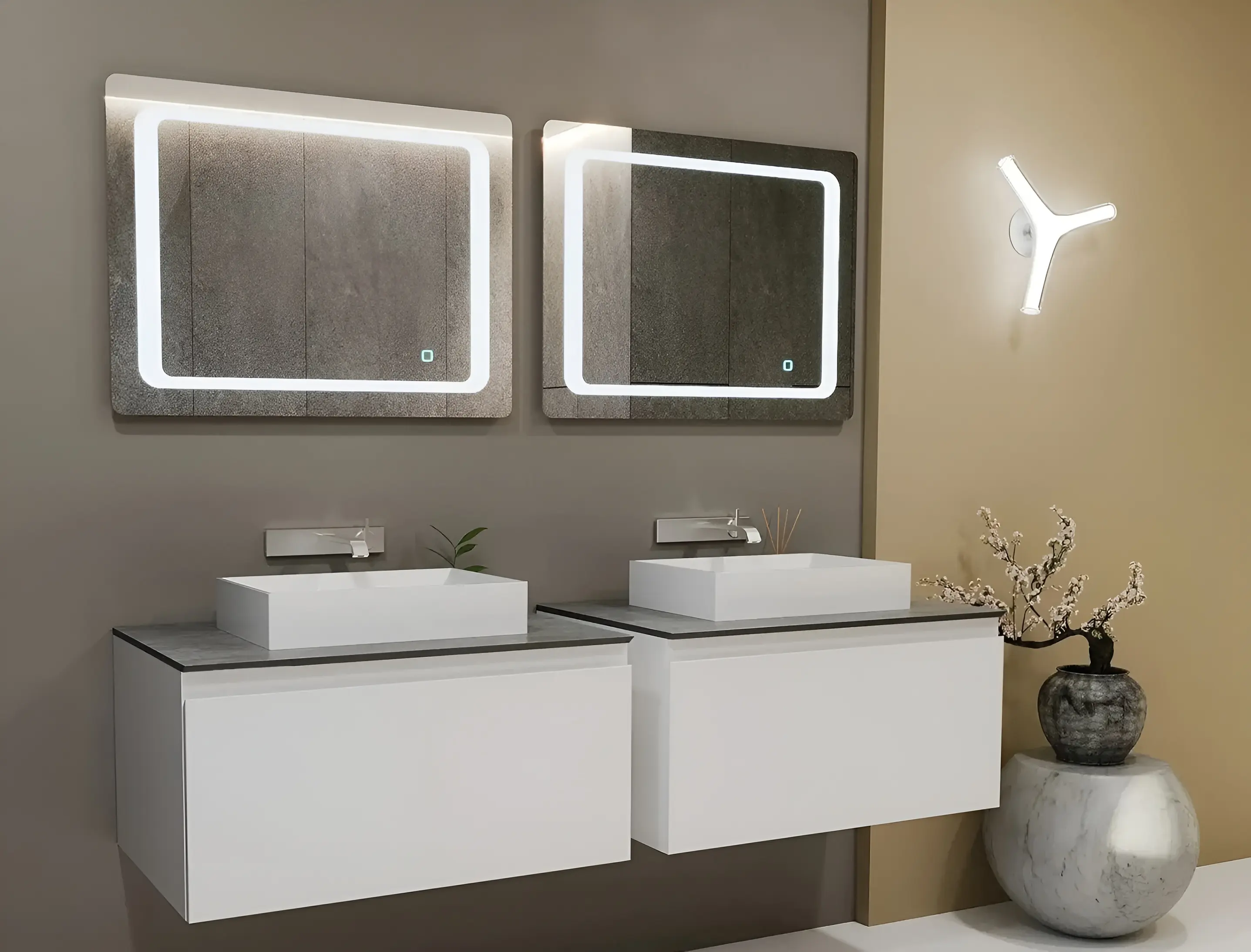 Dulap sub lavoar Bayro Wings 700 (White)