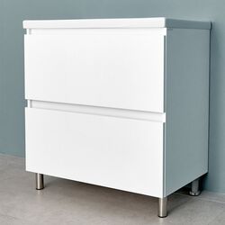 Шкаф под умывальник на ножках Bayro Trend Como 800 (White Matte) Thumb