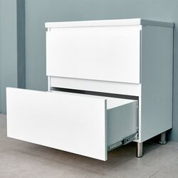 Шкаф под умывальник на ножках Bayro Trend Como 800 (White Matte) Thumb