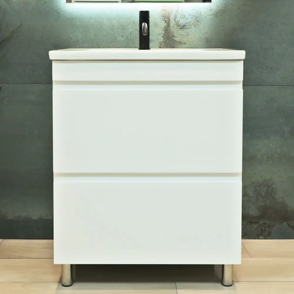 Шкаф под умывальник напольный Bayro Studio Argo 600 (White Matte)