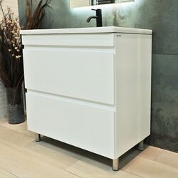 Dulap sub lavoar de podea Bayro Studio Argo 800 (White Matte) Thumb