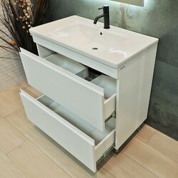 Dulap sub lavoar de podea Bayro Studio Argo 800 (White Matte) Thumb